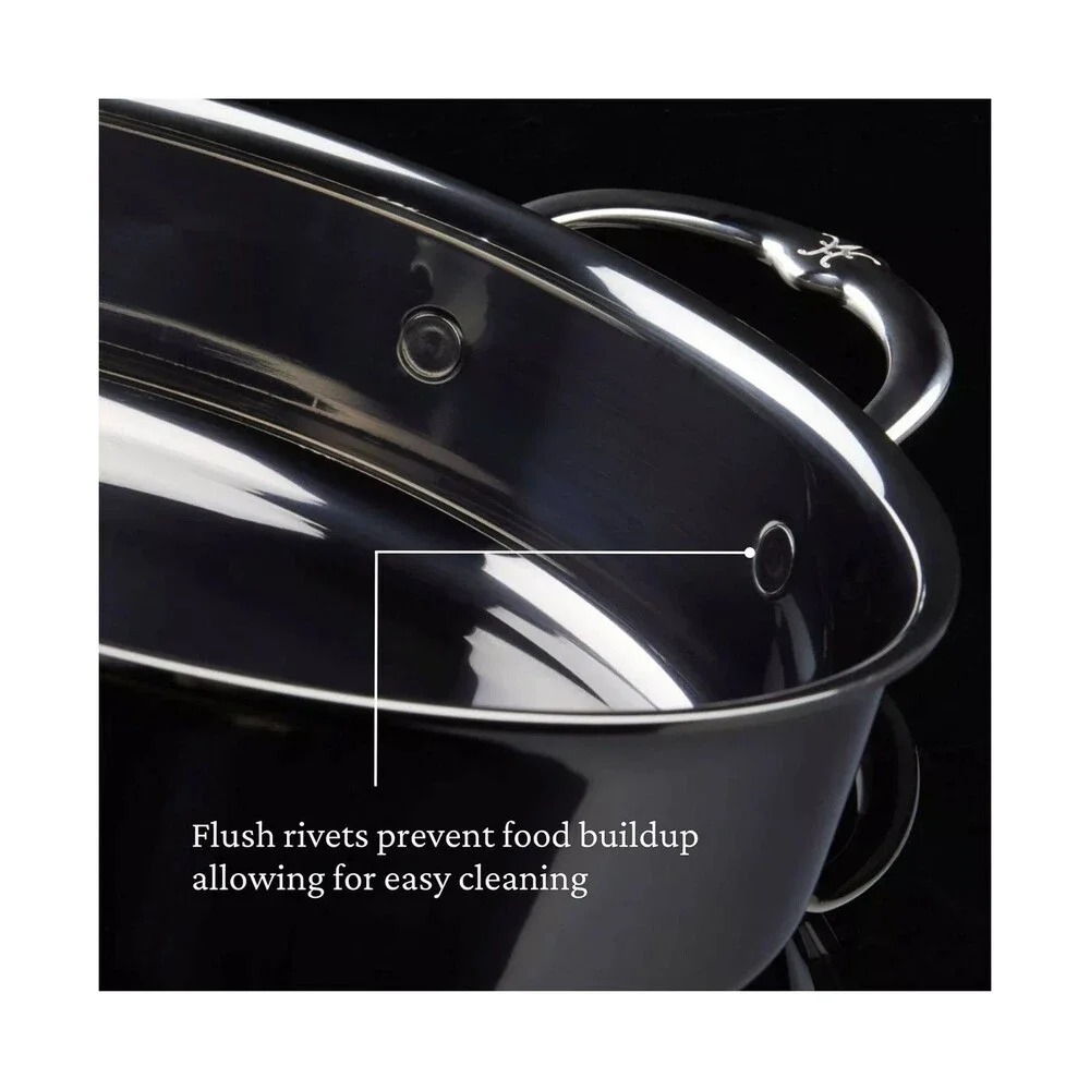 Hestan NanoBond Molecular Titanium 5 Qt Essential Pan With Lid - Made in Italy